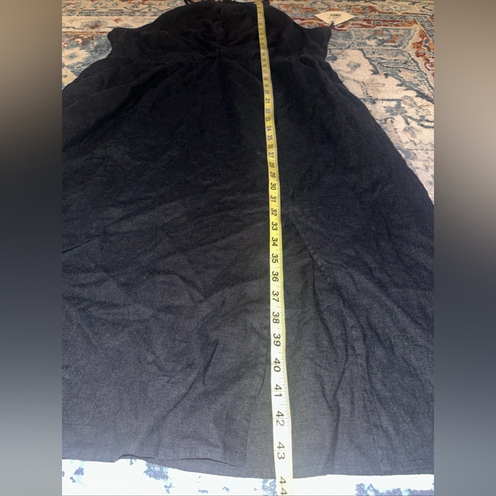 NWT Ava & Viv Women's Halter Neck A-Line Linen Black Dress Size XXL - Picture 15 of 15